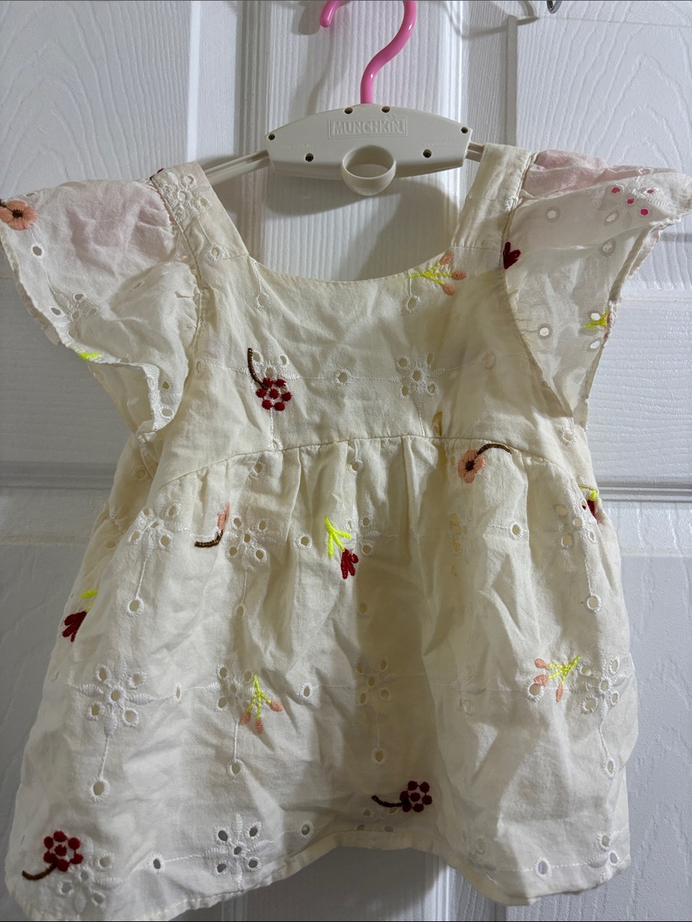 Zara kids top with Multicolor Floral Embroidery